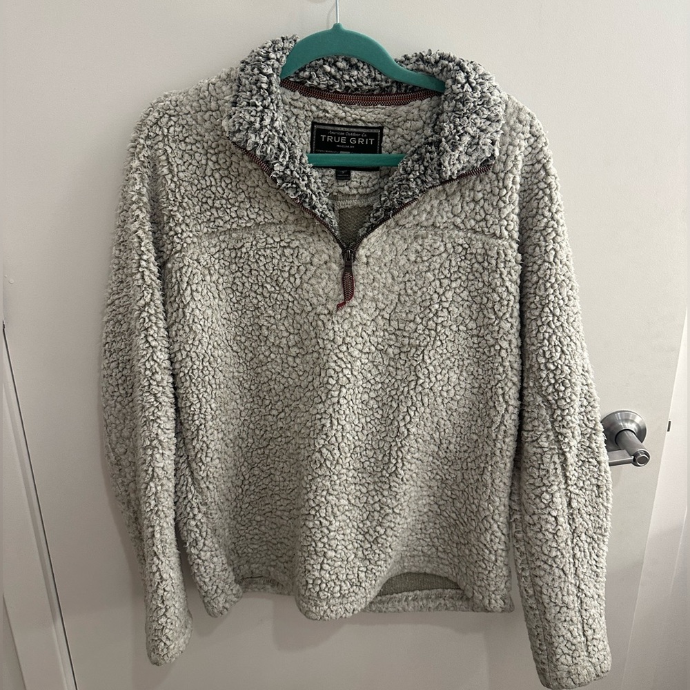 True Grit Sherpa Pullover Quarter Zip